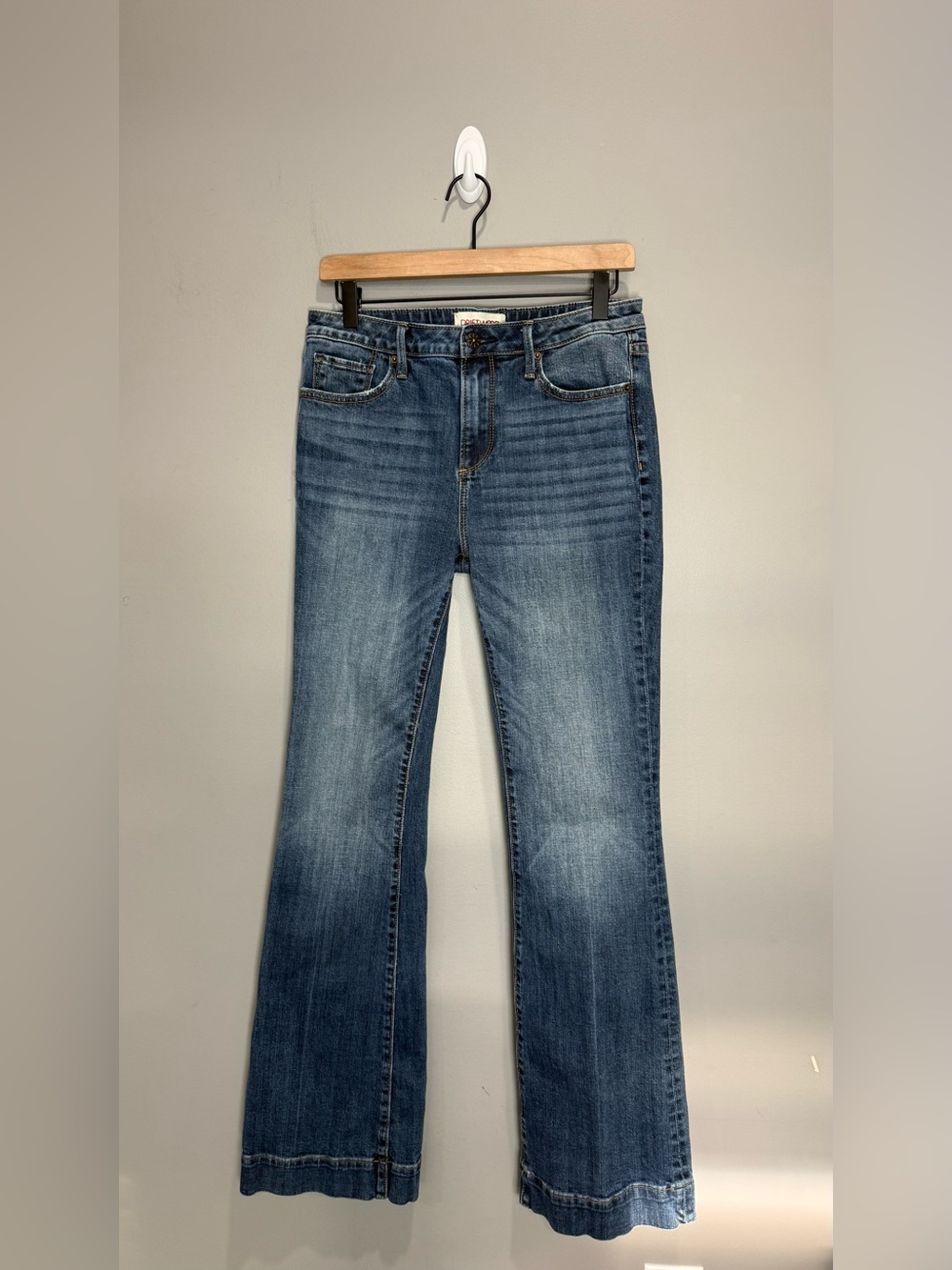 Driftwood Wyatt Jeans 28 Medium Wash Bootcut Flare Stretch Denim